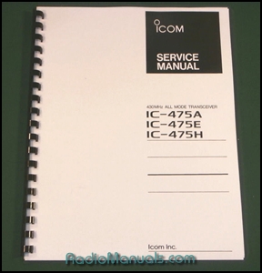 Icom IC-475A/E/H Service Manual - Click Image to Close